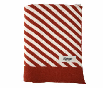Blanket -stripes/rust